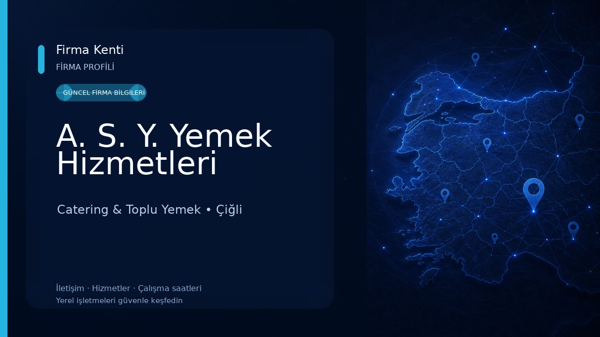 A. S. Y. Yemek Hizmetleri Catering & Toplu Yemek
