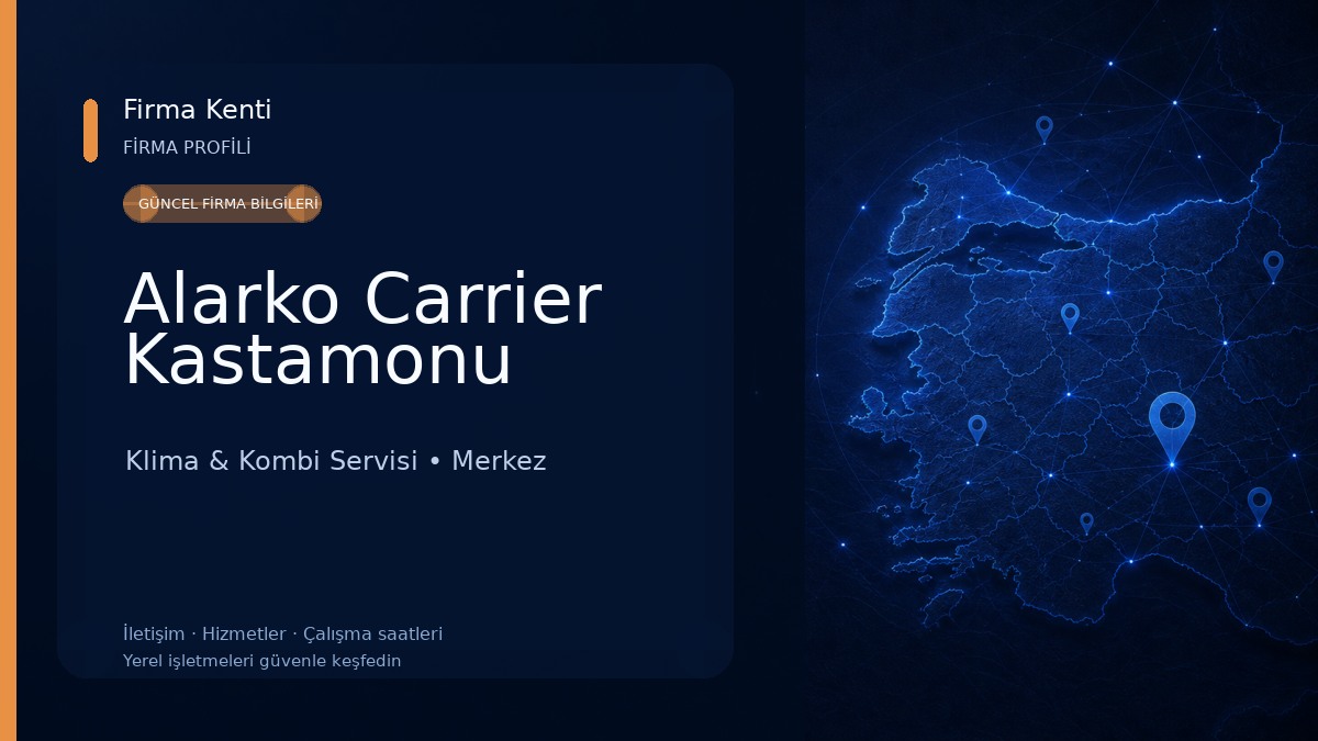 Alarko Carrier Kastamonu