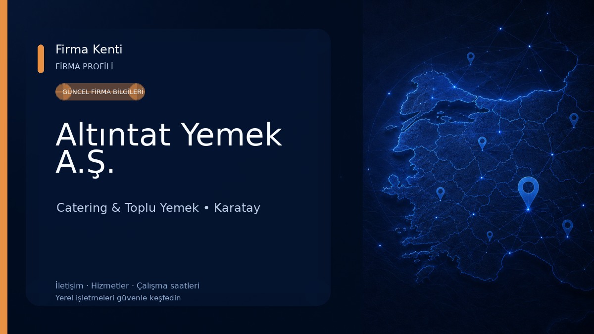 Altıntat Yemek A.Ş. Catering & Toplu Yemek
