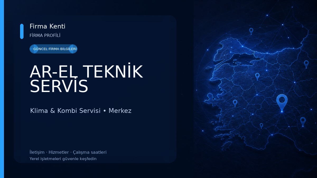 AR-EL TEKNİK SERVİS Klima & Kombi Servisi