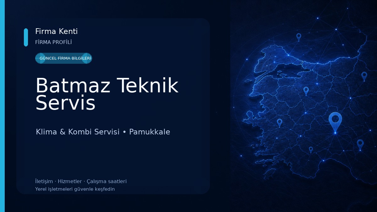Batmaz Teknik Servis Klima & Kombi Servisi