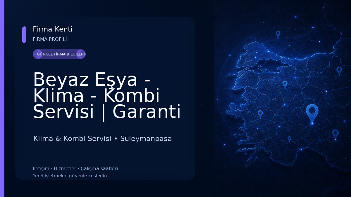 Beyaz Eşya - Klima - Kombi Servisi | Garanti Teknik