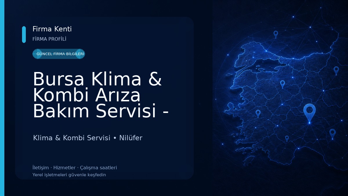 Bursa Klima & Kombi Arıza Bakım Servisi - Bursa Petek Temizliği Emre Teknik Klima & Kombi Servisi