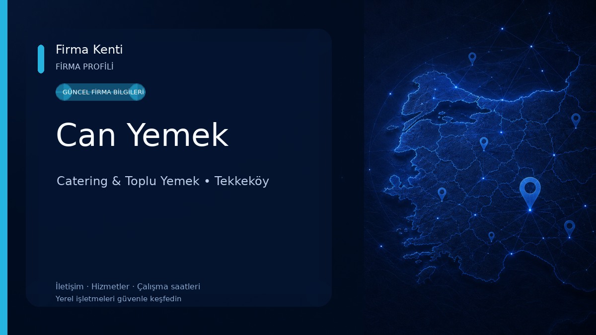 Can Yemek Catering & Toplu Yemek