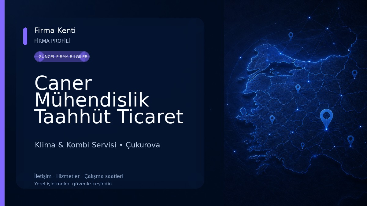 Caner Mühendislik Taahhüt Ticaret Ltd. Şti. Klima & Kombi Servisi