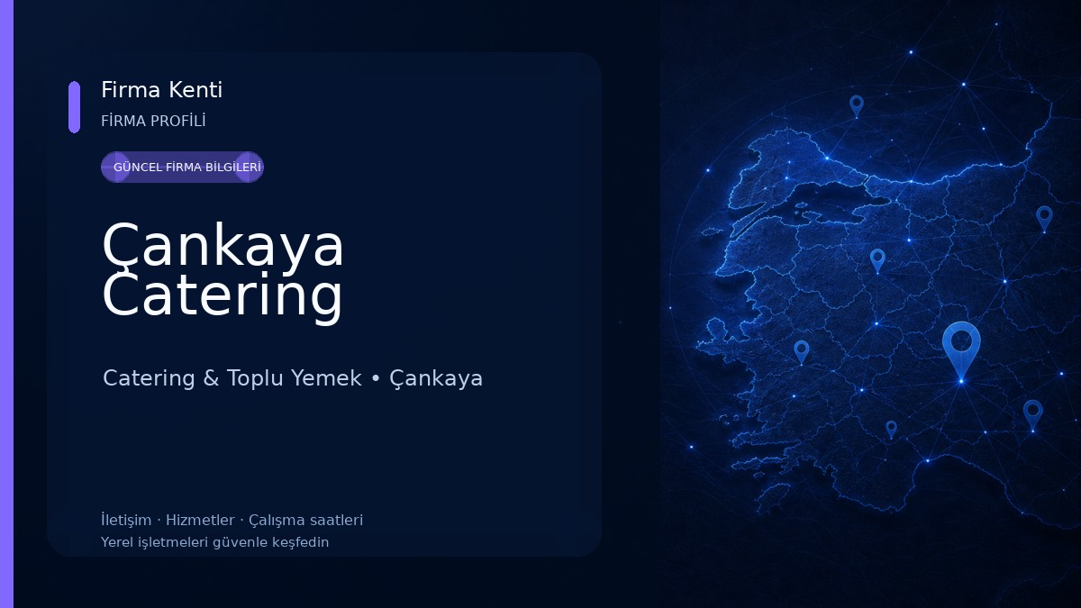 Çankaya Catering Catering & Toplu Yemek