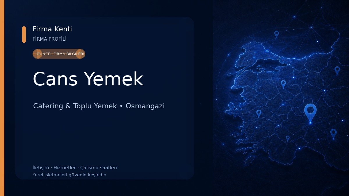 Cans Yemek Catering & Toplu Yemek