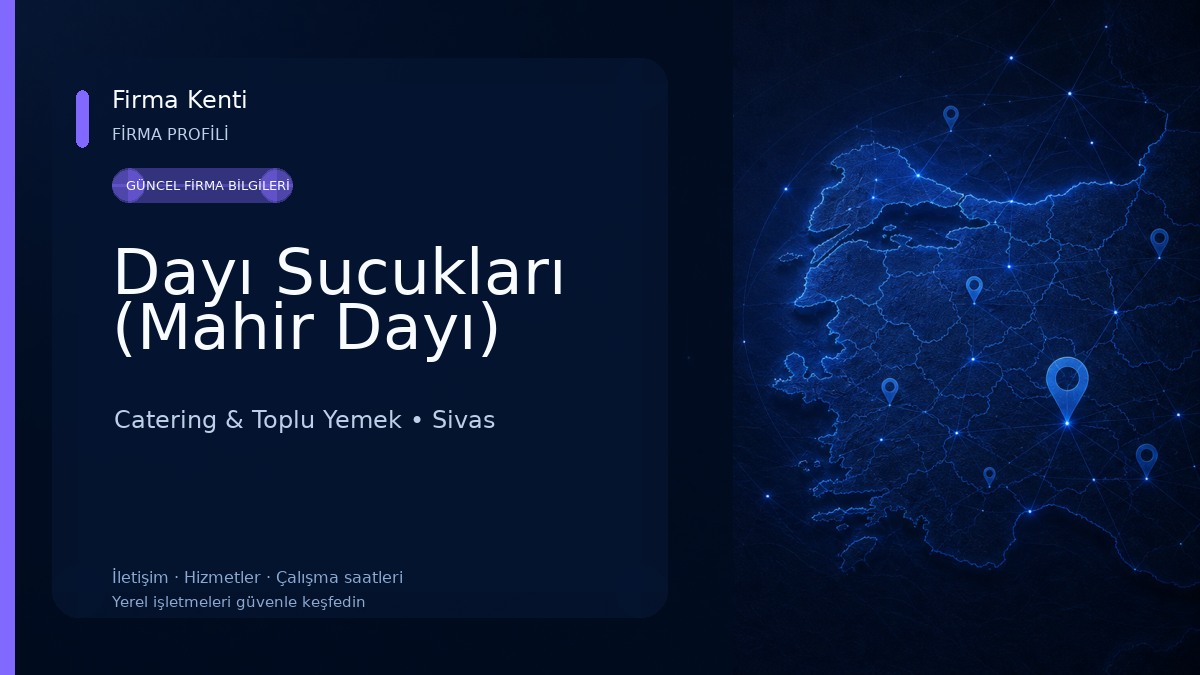 Dayı Sucukları (Mahir Dayı) Catering & Toplu Yemek
