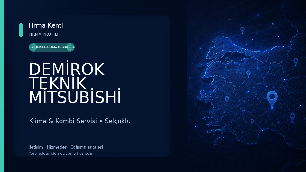 DEMİROK TEKNİK MİTSUBİSHİ ELEKTRİC YETKİLİ BAYİİ YETKİLİ SERVİS ECA TEKNİK SERVİS