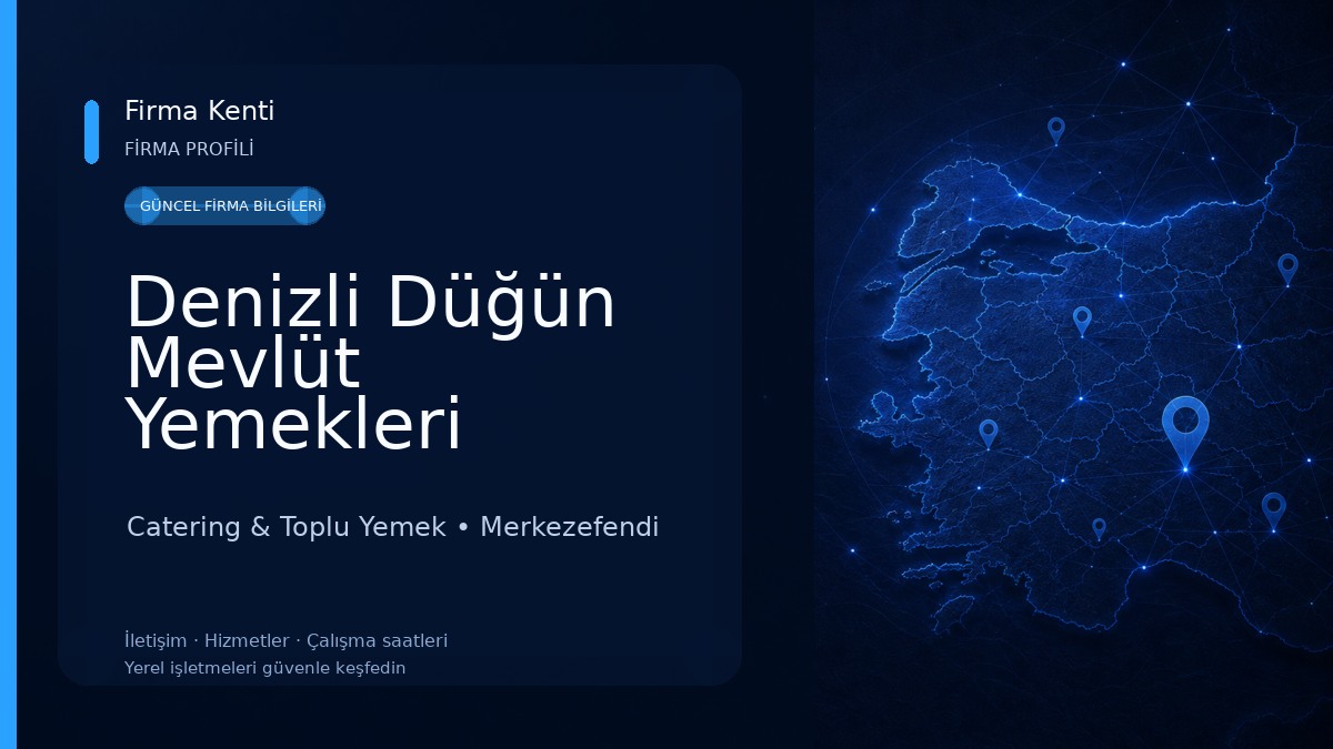 Denizli Düğün Mevlüt Yemekleri
