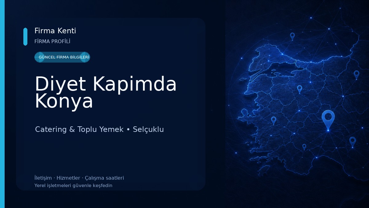 Diyet Kapimda Konya Catering & Toplu Yemek