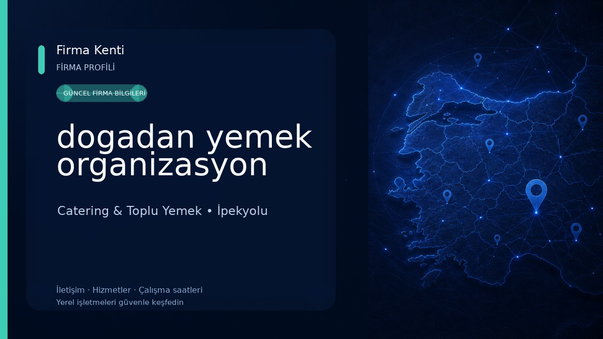 dogadan yemek organizasyon