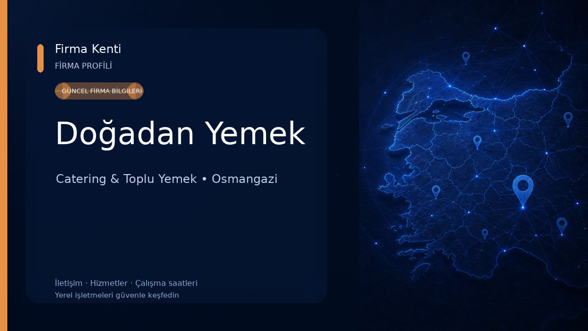 Doğadan Yemek Catering & Toplu Yemek