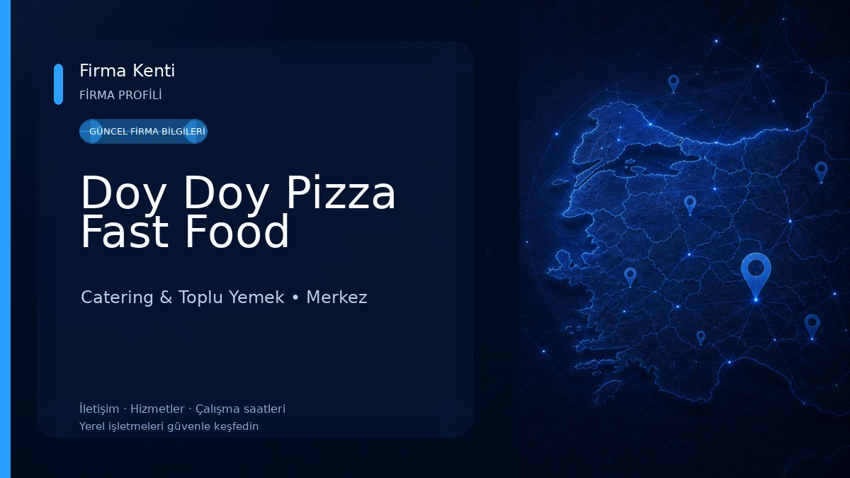 Doy Doy Pizza Fast Food Catering & Toplu Yemek
