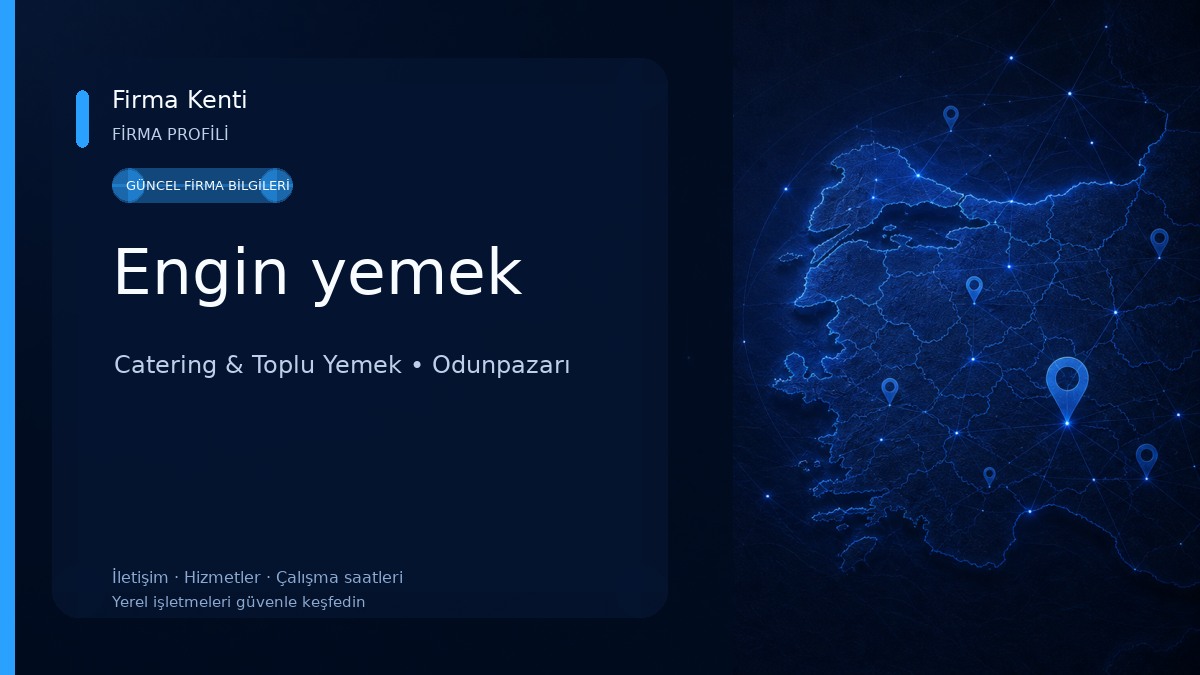 Engin yemek Catering & Toplu Yemek