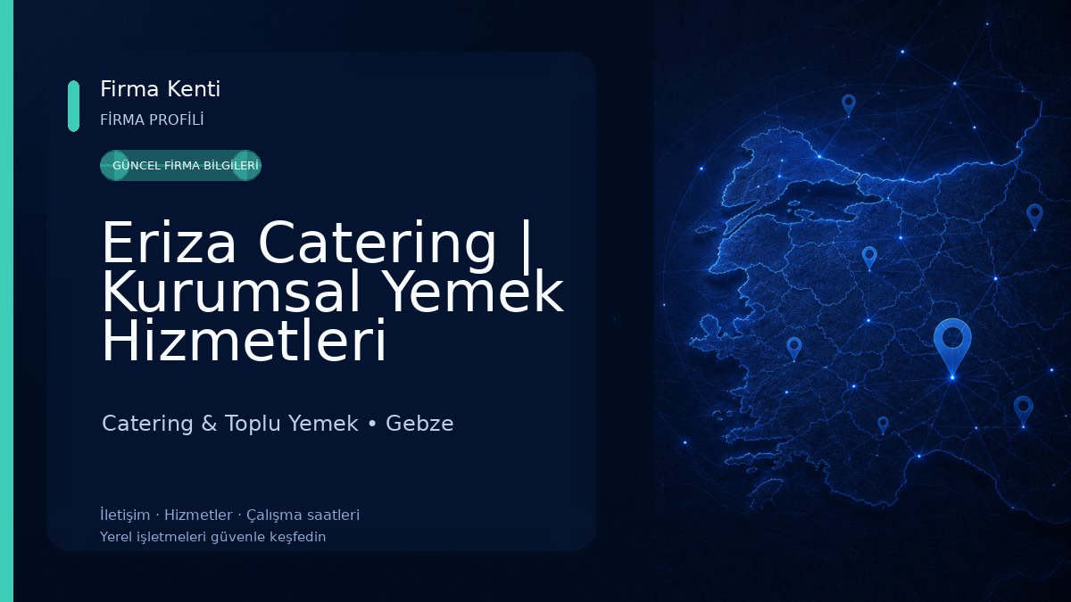 Eriza Catering | Kurumsal Yemek Hizmetleri