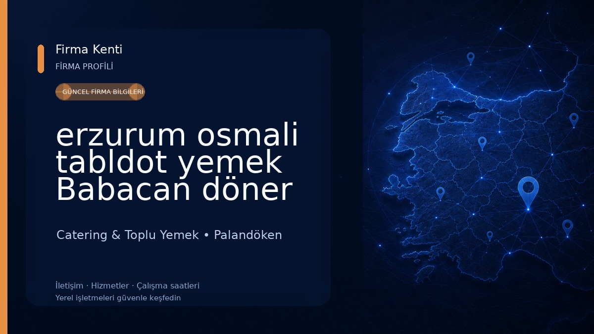 erzurum osmali tabldot yemek Babacan döner