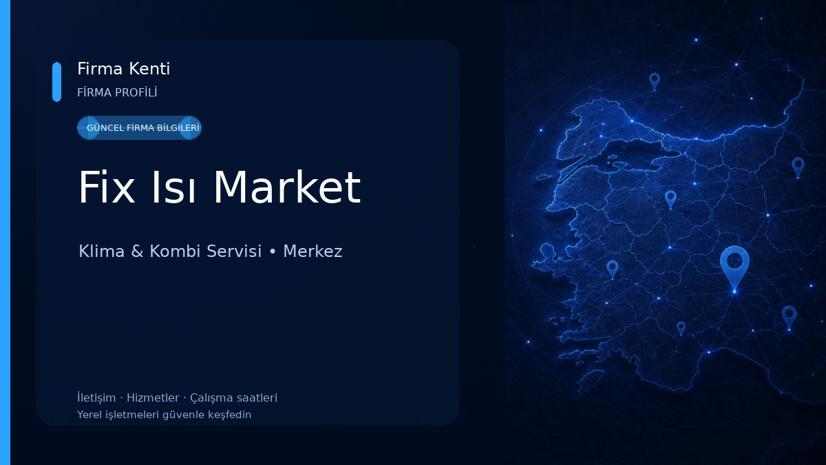 Fix Isı Market 