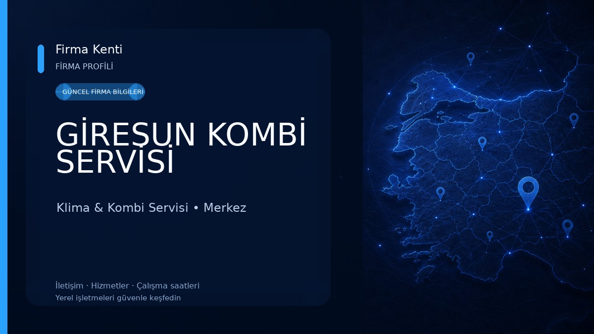 GİRESUN KOMBİ SERVİSİ Klima & Kombi Servisi