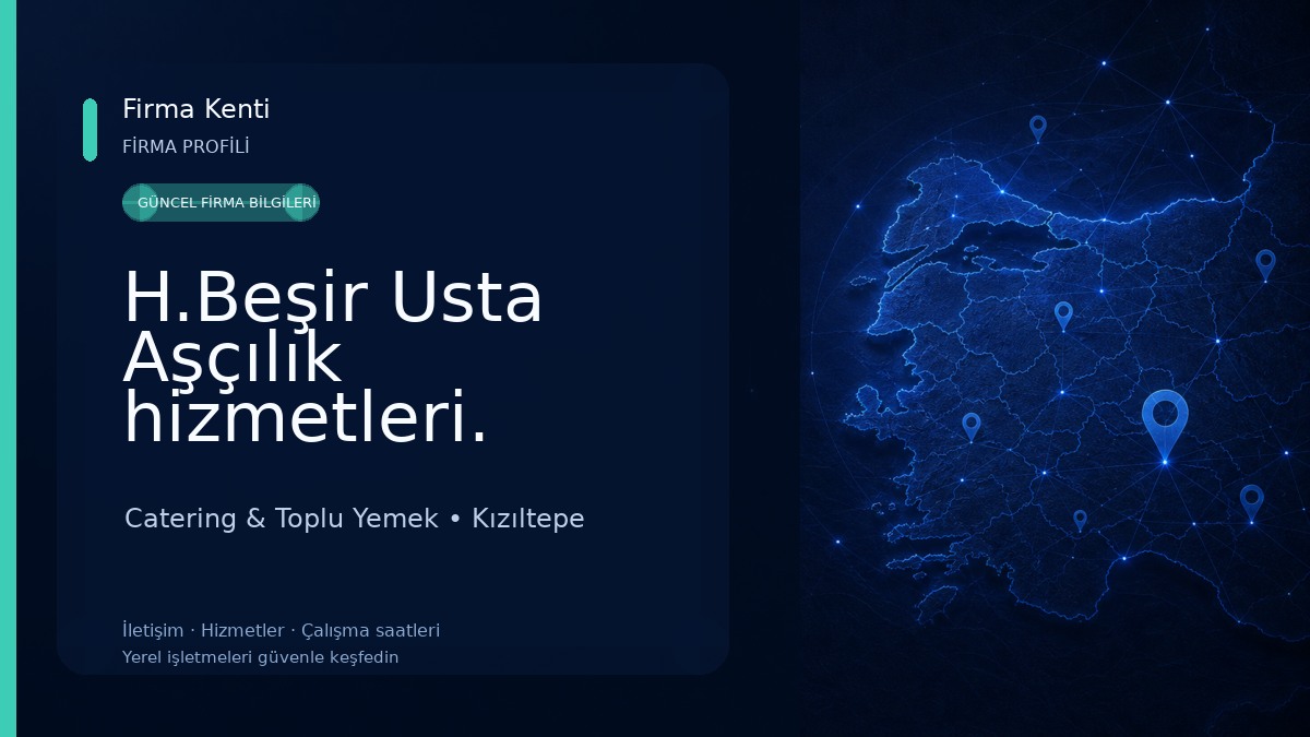 H.Beşir Usta Aşçılık hizmetleri. Düğün ve taziye yemekleri organizasyonu Catering & Toplu Yemek