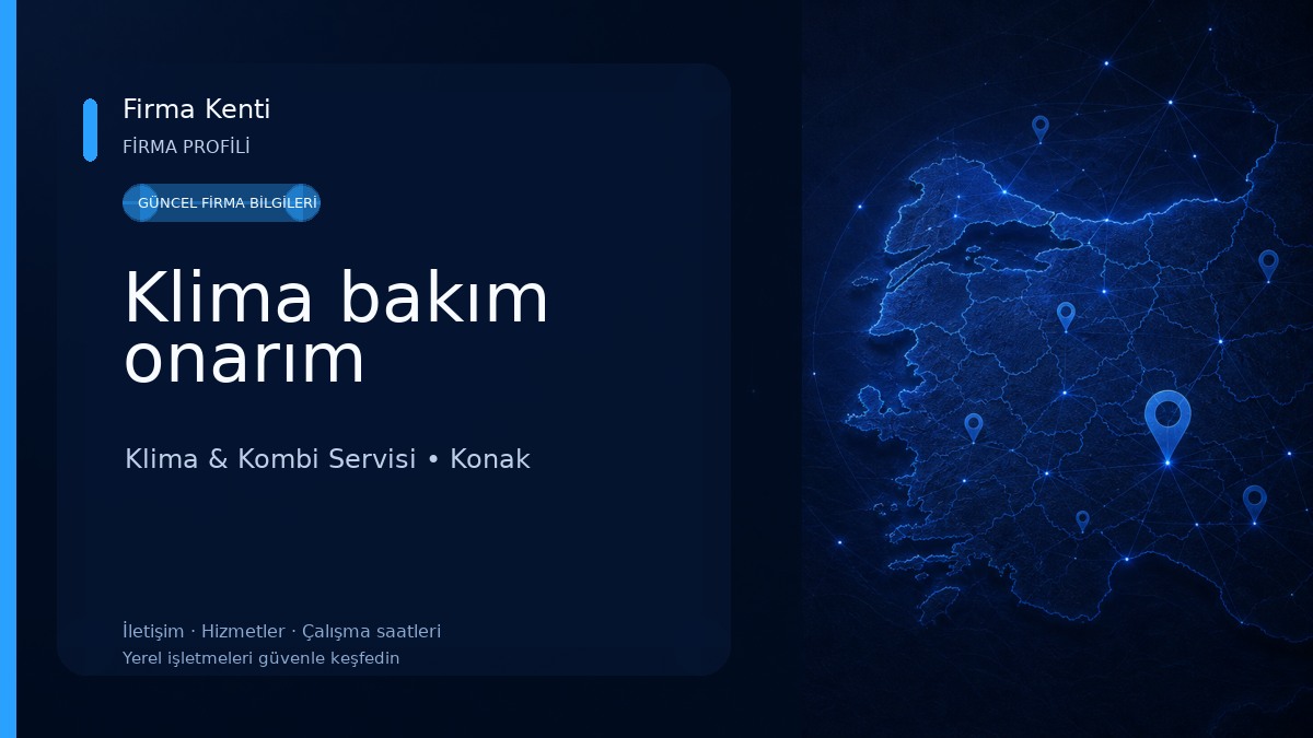 Klima bakım onarım Klima & Kombi Servisi