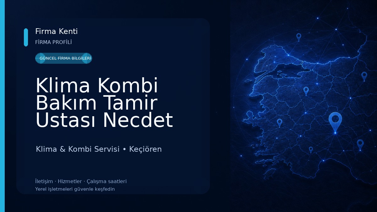 Klima Kombi Bakım Tamir Ustası Necdet Klima & Kombi Servisi