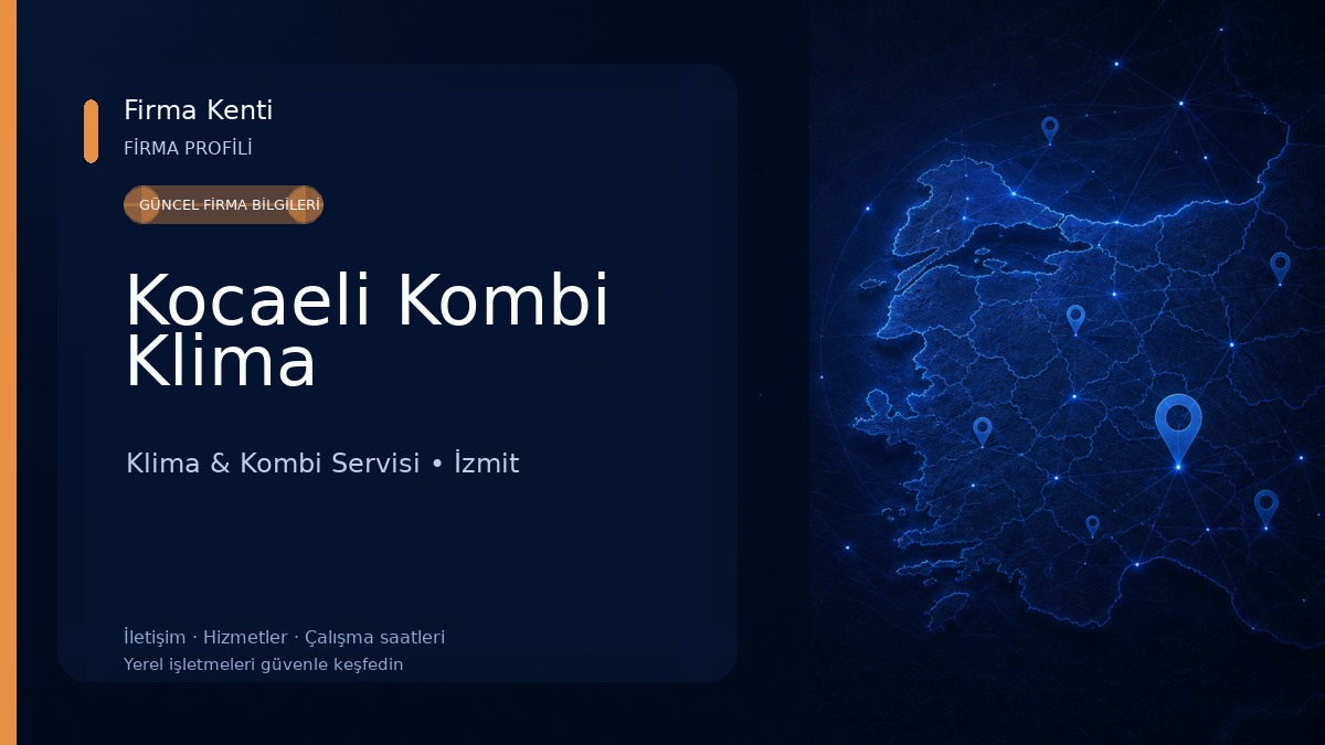 Kocaeli Kombi Klima Klima & Kombi Servisi