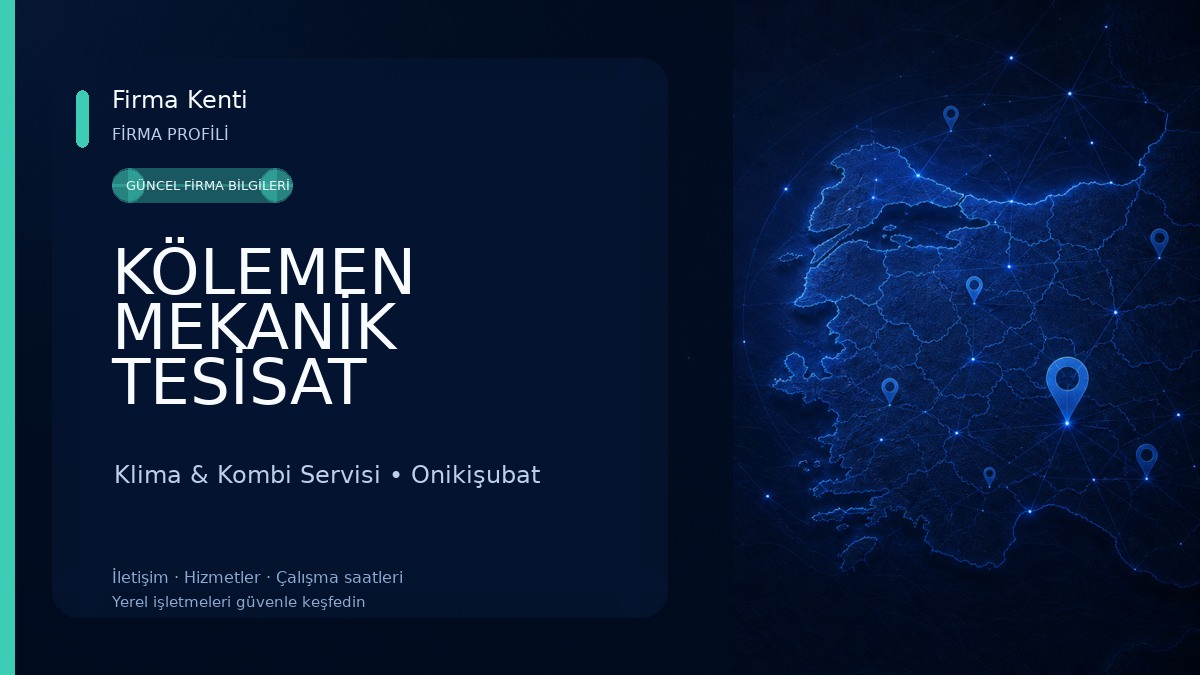 KÖLEMEN MEKANİK TESİSAT SANICA, DEMİRDÖKÜM, BOSCH, BAYMAK, AİRFEL, ALARKO KOMBİ SERVİS Klima & Kombi Servisi
