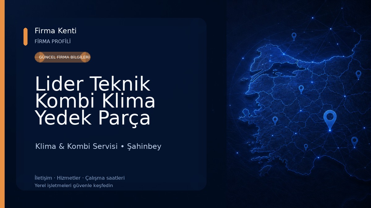 Lider Teknik Kombi Klima Yedek Parça