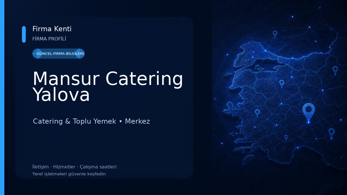 Mansur Catering Yalova 