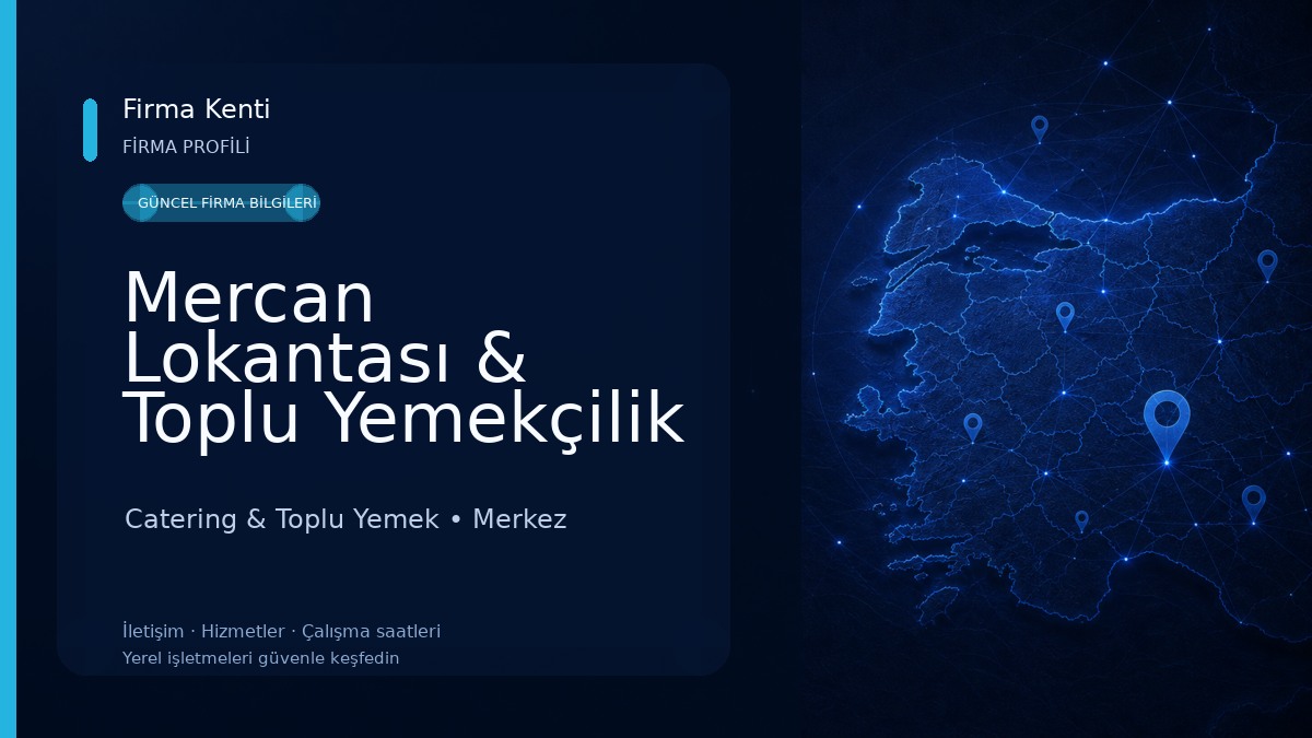 Mercan Lokantası & Toplu Yemekçilik 
