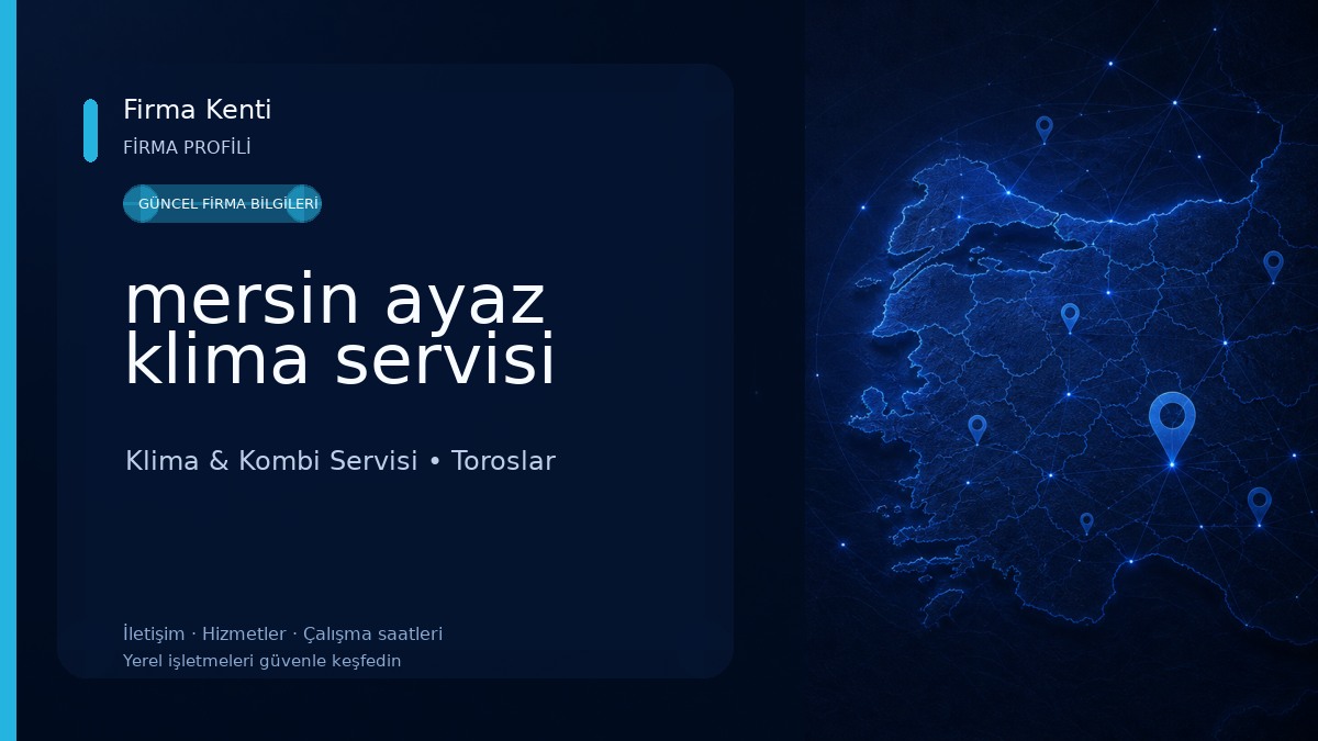 mersin ayaz klima servisi