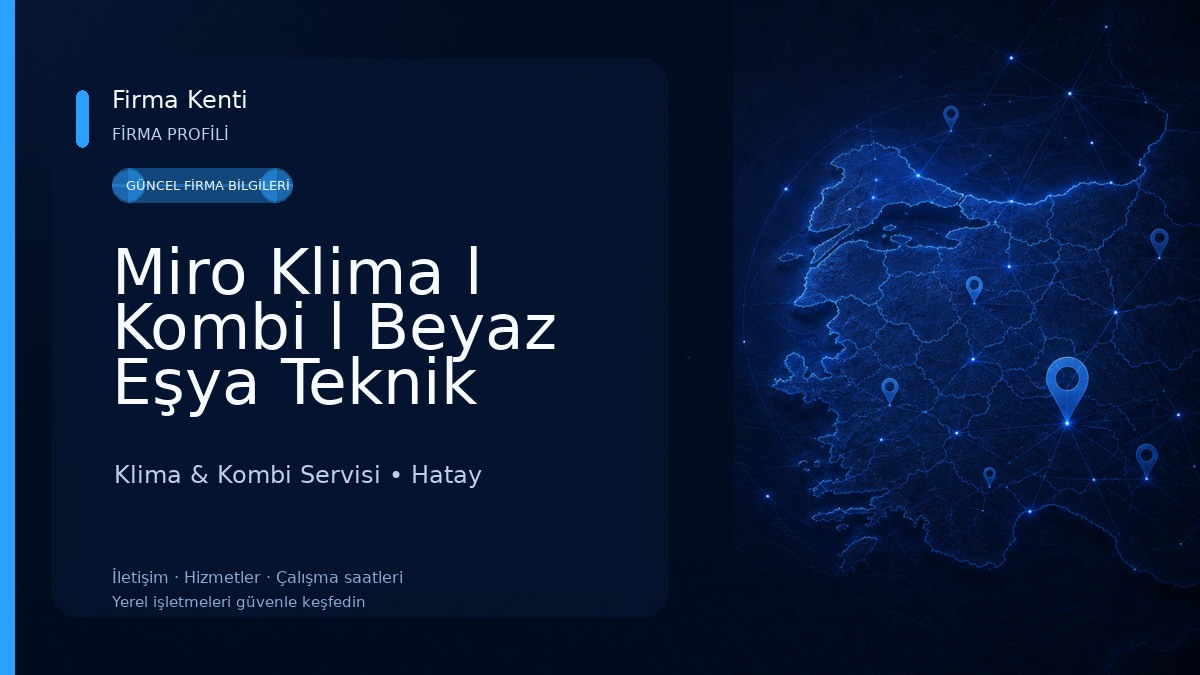Miro Klima l Kombi l Beyaz Eşya Teknik Servisi Klima & Kombi Servisi