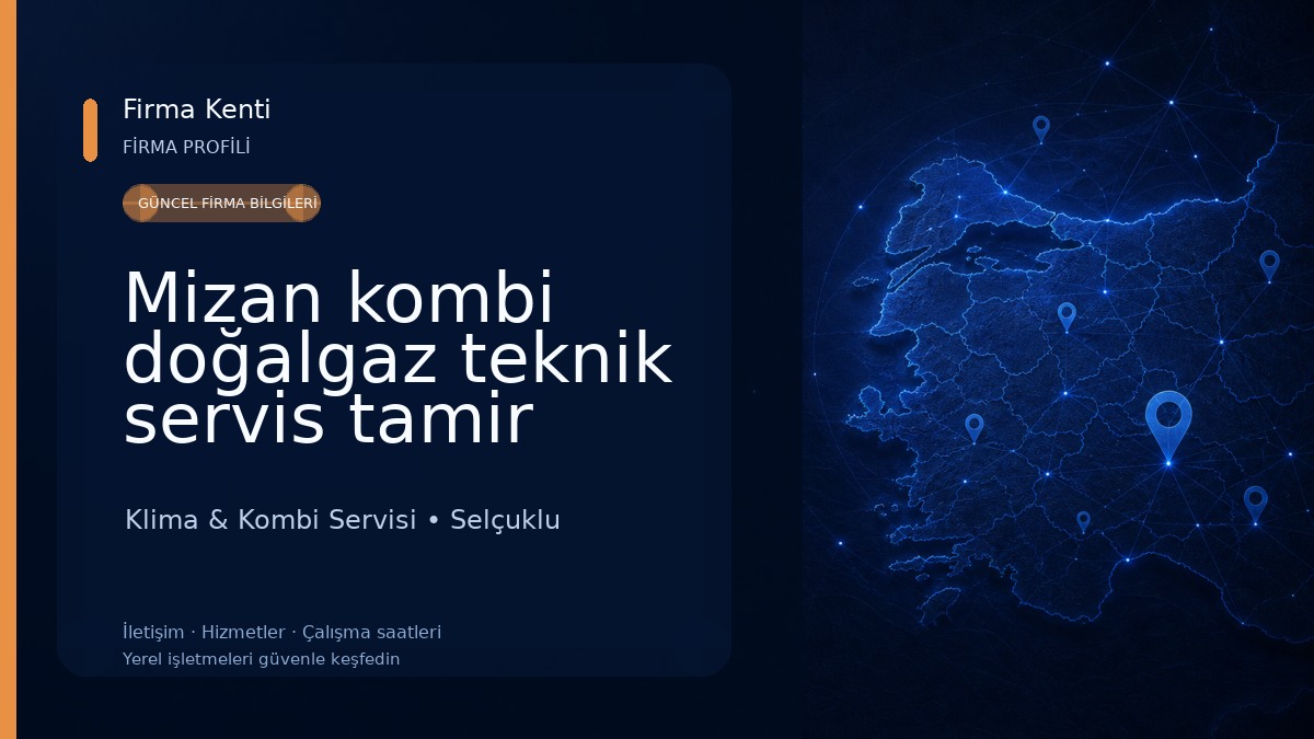 Mizan kombi doğalgaz teknik servis tamir bakım ikinci el konya