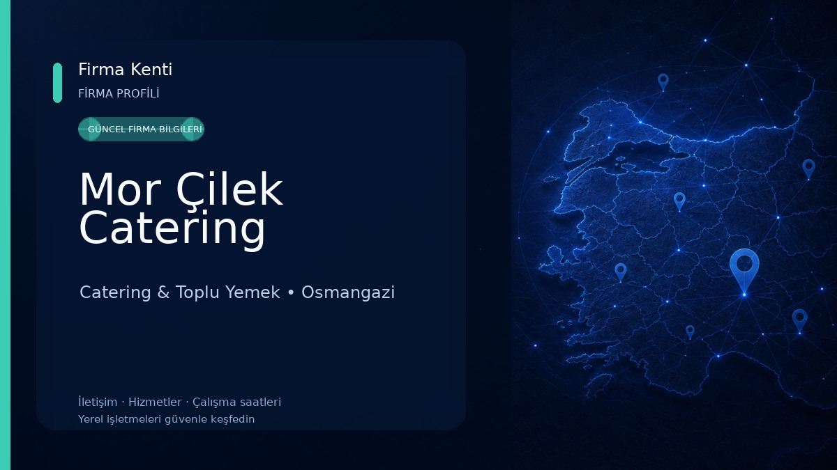 Mor Çilek Catering Catering & Toplu Yemek