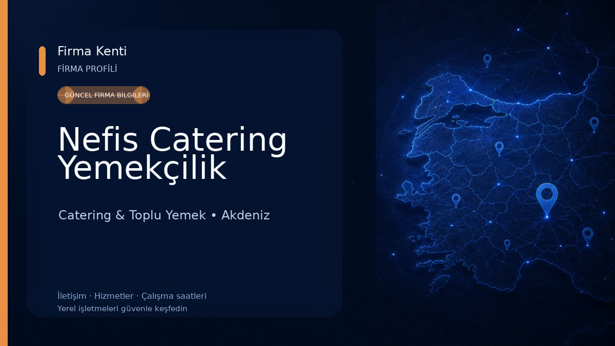 Nefis Catering Yemekçilik Catering & Toplu Yemek