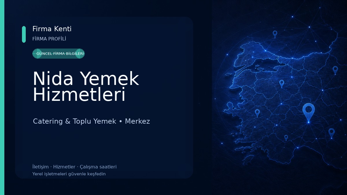Nida Yemek Hizmetleri Catering & Toplu Yemek