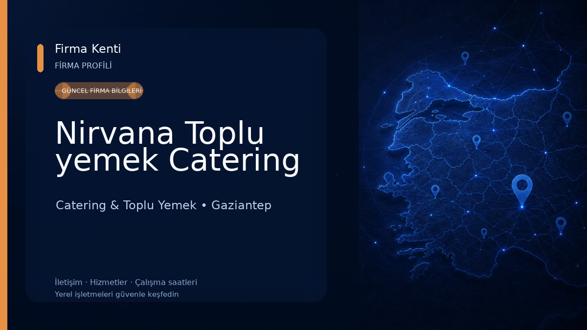 Nirvana Toplu yemek Catering
