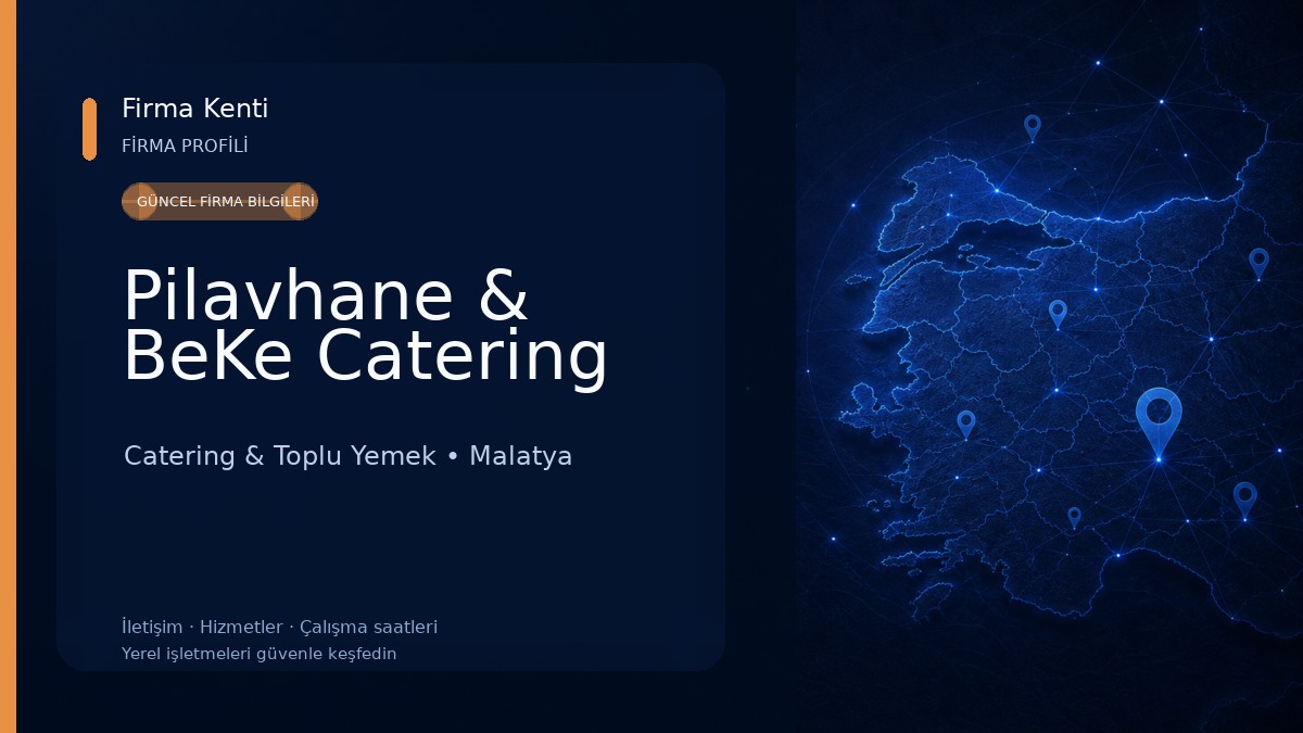 Pilavhane & BeKe Catering Catering & Toplu Yemek