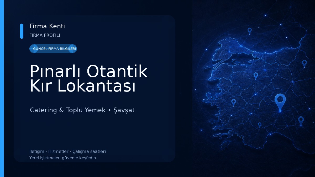 Pınarlı Otantik Kır Lokantası Catering & Toplu Yemek