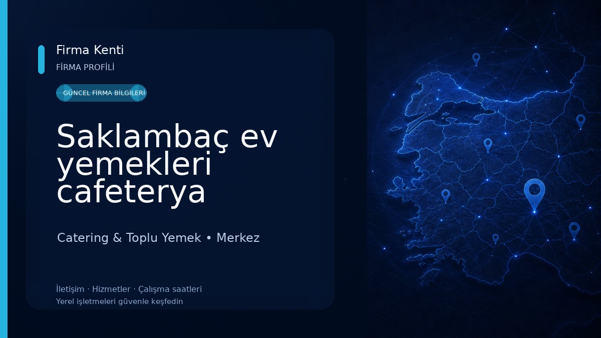 Saklambaç ev yemekleri cafeterya 