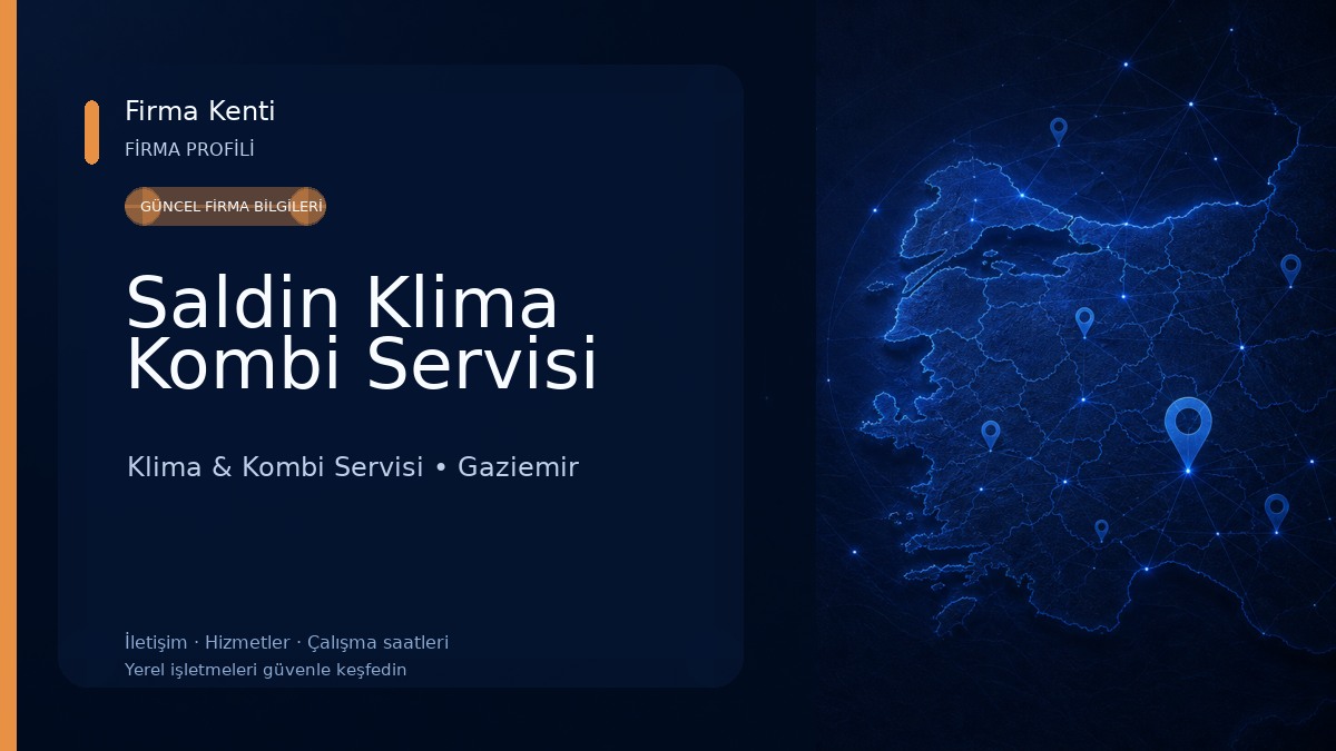 Saldin Klima Kombi Servisi