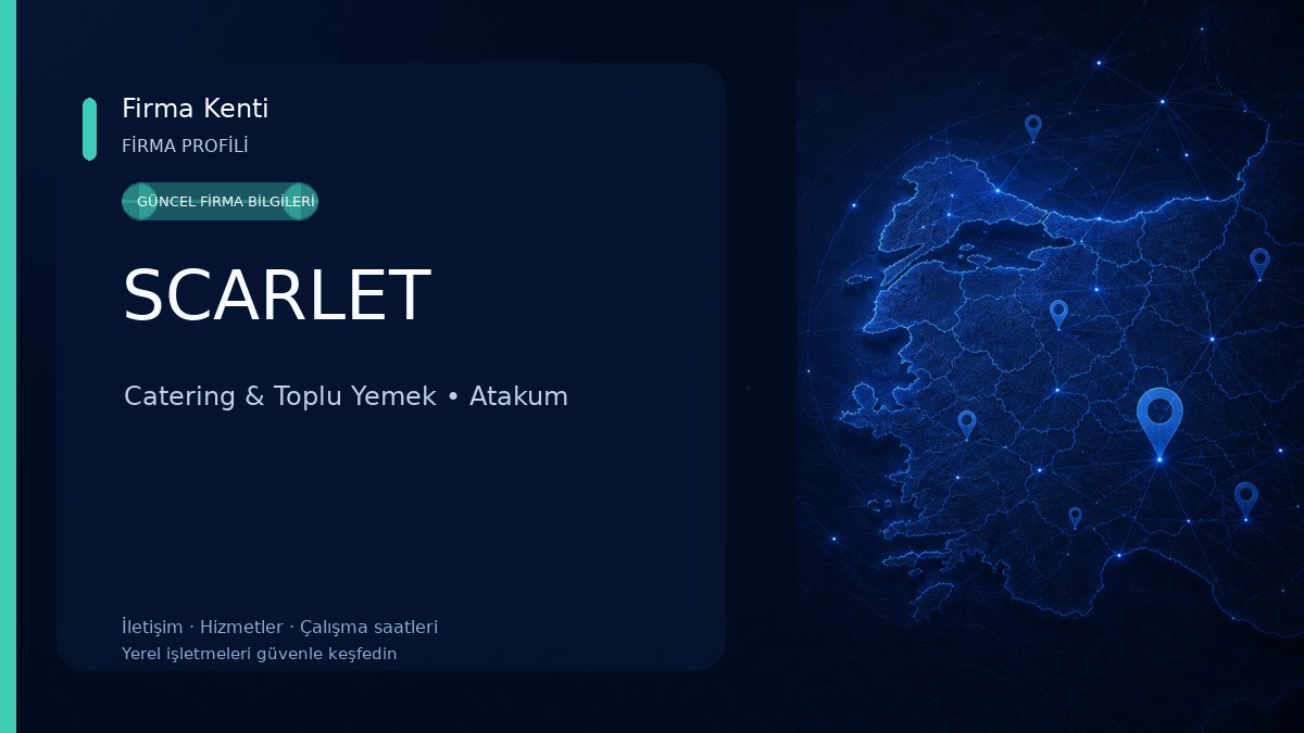 SCARLET Catering & Toplu Yemek