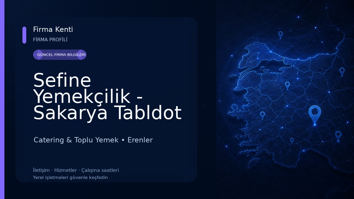 Sefine Yemekçilik - Sakarya Tabldot Yemek Firması