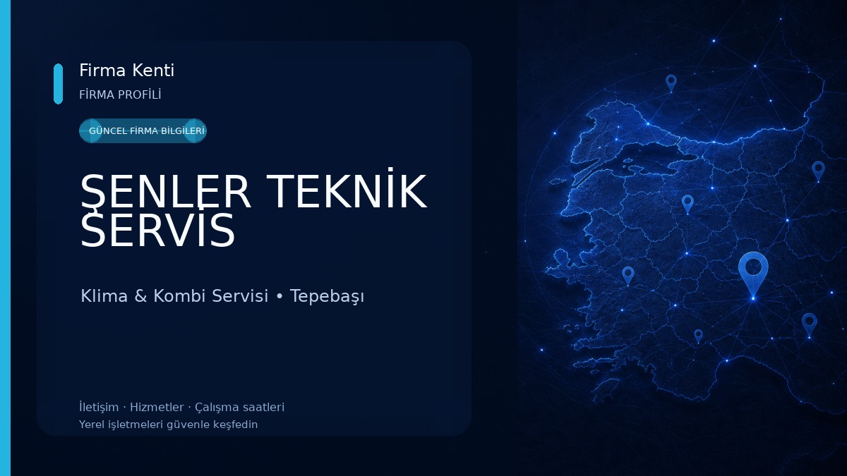 ŞENLER TEKNİK SERVİS Klima & Kombi Servisi