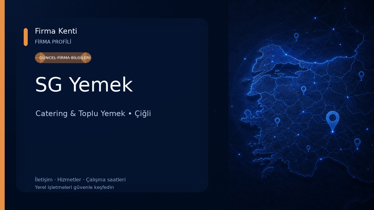 SG Yemek Catering & Toplu Yemek