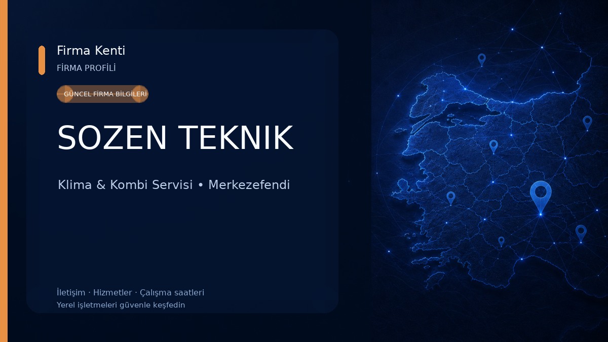 SOZEN TEKNIK Klima & Kombi Servisi