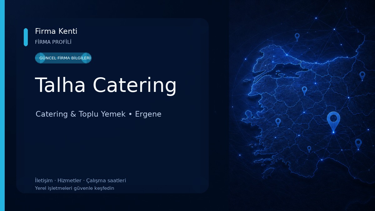 Talha Catering Catering & Toplu Yemek