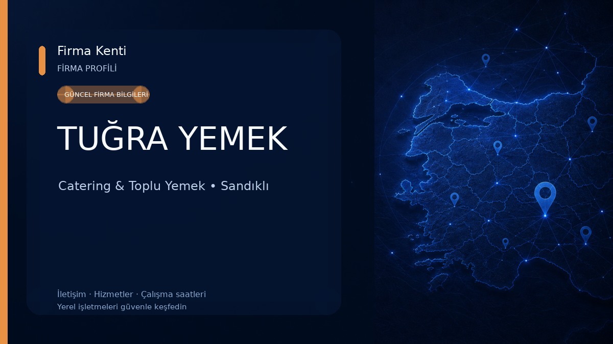 TUĞRA YEMEK Catering & Toplu Yemek