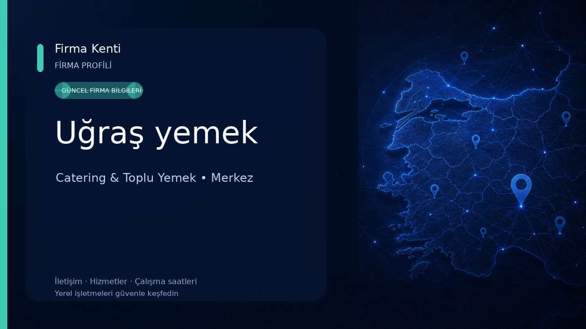 Uğraş yemek Catering & Toplu Yemek
